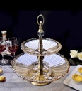 Etagers de rangements de fruits 2 niveaux avec un design magnifique et chic